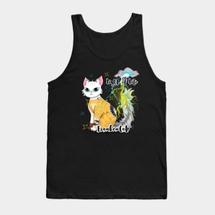 Frankencat, the purrfect Halloween pet Tank Top